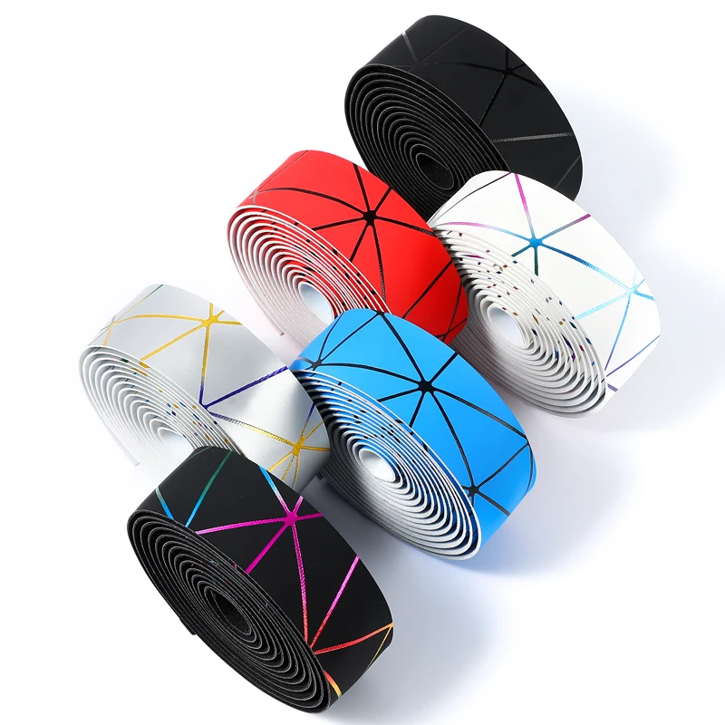 WEST BIKING Bike Handlebar Tape Anti-slip Soft EVA Shock Absorption Handle Bar Tape Road Bicycle Cycling Wrap With End Plugs
