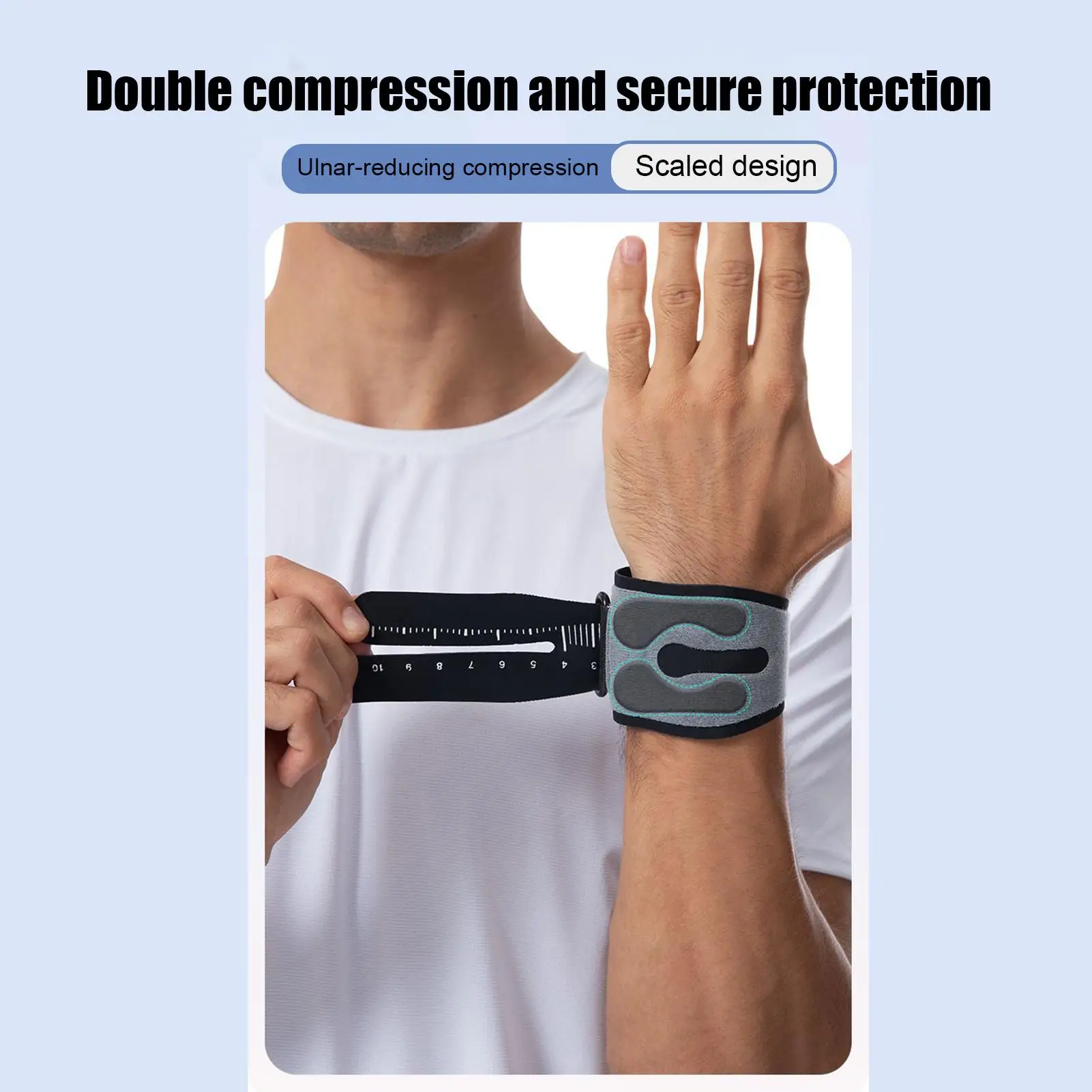 Wrist Wraps Adjustable Compression Weight Training Straps Strength Training Sleeves Fitness Equipment For Women Men Adults