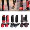 Front Hind Leg Boots Adjustable Horse Equine Guard Tendon Protection Guards 3