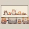 1pc Cute Cat Panda Mouse Pad Desk Mat With Pad Gaming Accessories Prime Gaming XXL Keyboard Pad Padding Mat 6