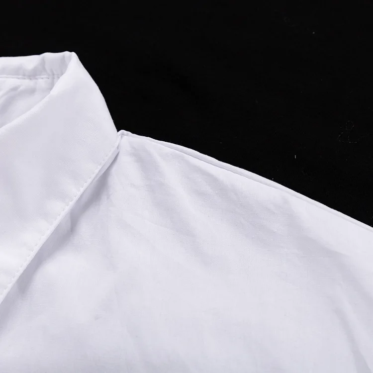 White Loose Fashion Shirts For Women See-Through Patchwork Cardigan Coat Lapel Slim Long Sleeve Oversized Blouse Shirt