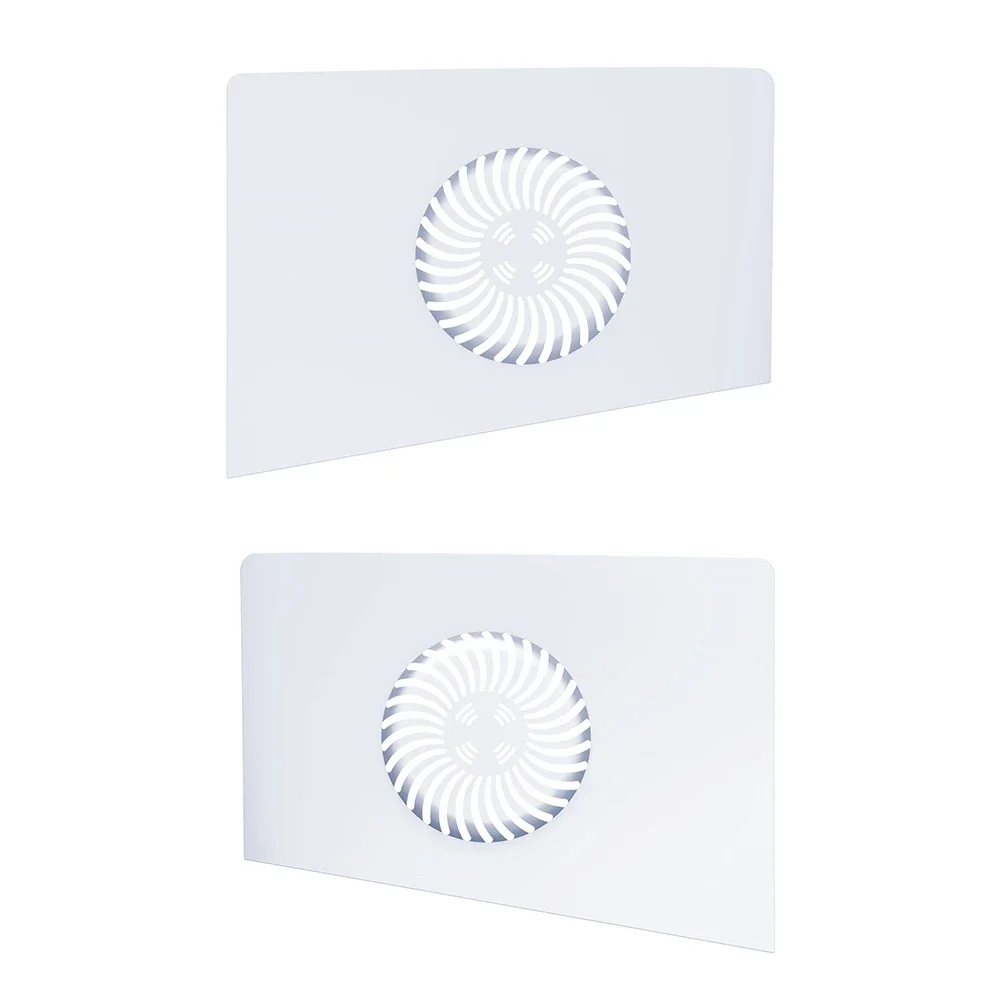 For PS5 Slim Playstation 5 Slim Console Faceplate with Cooling Vent Upper Top Half Replacement Face Plate Protective Shell Cover