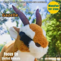 Realistic Antelope High Fidelity Goat Plushie Gazelle Plush Toys Lifelike Animals Simulation Stuffed Doll Kawai Toy Gifts Kids 1