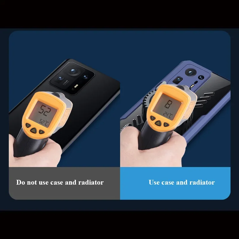 Graphene Heat Dissipation PC Case For Xiaomi Mix 4 Mix4 Breathable Cooling Transparent Anti-Drop Bumper Casing Shell_voghion.com