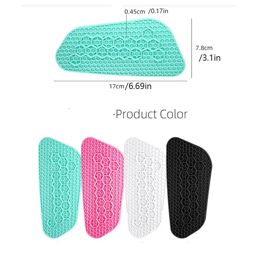 1 Pair Lightweight Soccer Shin Guards Wear-resistant Shockproof Silicone Football Shin Pad Shock Absorbing Leg Protection