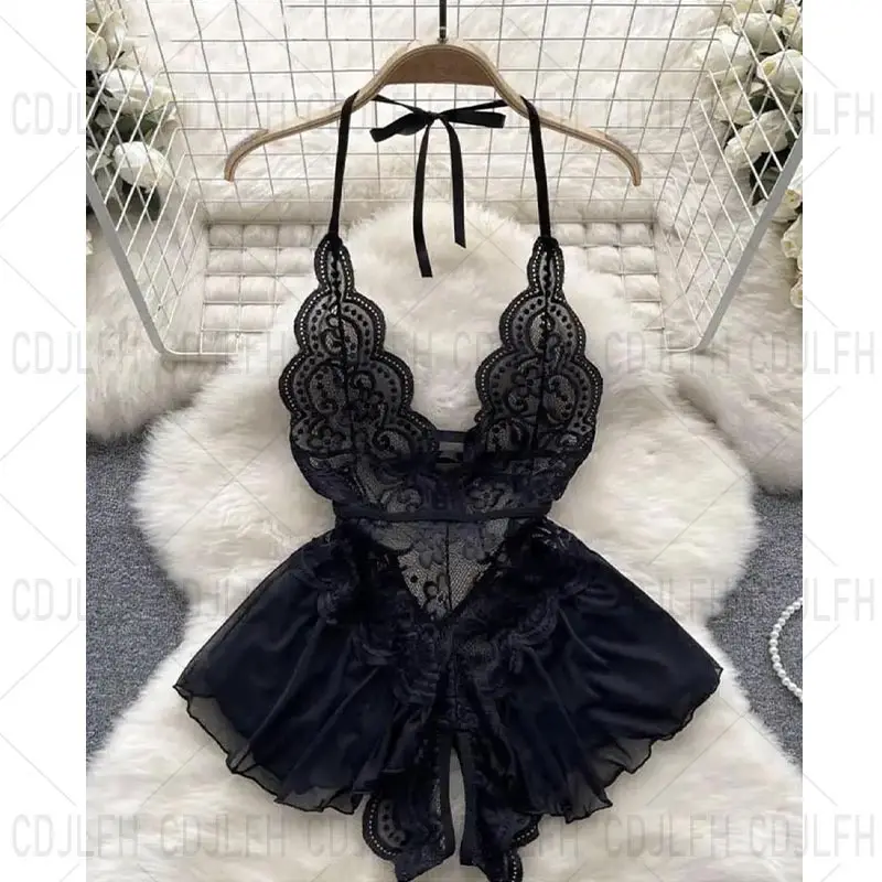 

Lace Spaghetti Strap Sexy Club Party Dresses Women Summer Deep V Elegant Dress 2023 Harajuku Backless Strapless Mini Nightdress