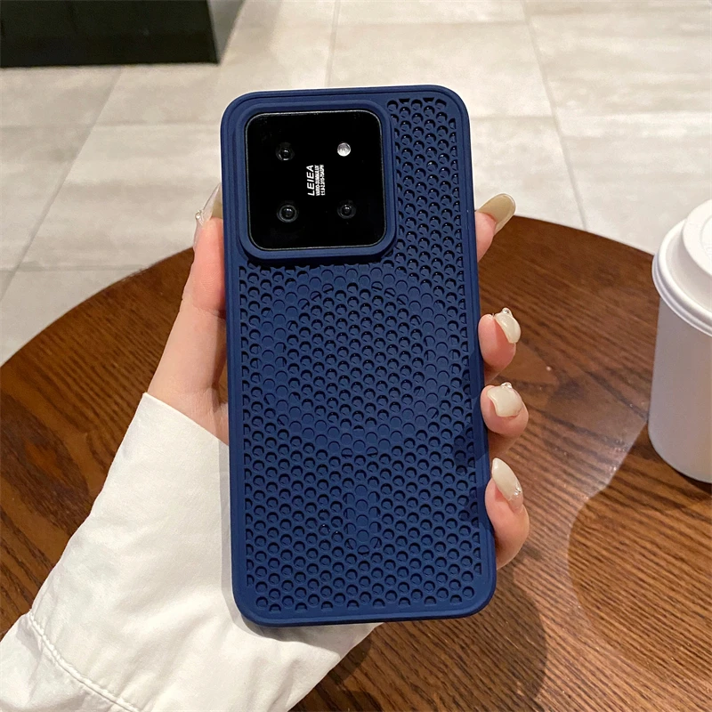 Luxury Heat Dissipation Magnetic Breathable Cooling Mesh Hard Cover