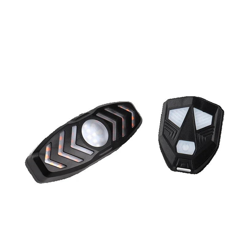 Bicycle remote control LED wireless turn signal tail USB charging bicycle warning light bouncing fruit riding equipment_voghion.com