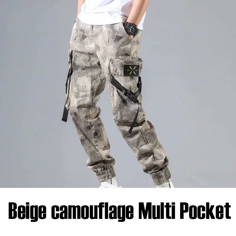High Quality Khaki Casual Pants Men Military Tactical Joggers Camouflage Cargo Pants Multi-Pocket Fashions Black Army Trousers