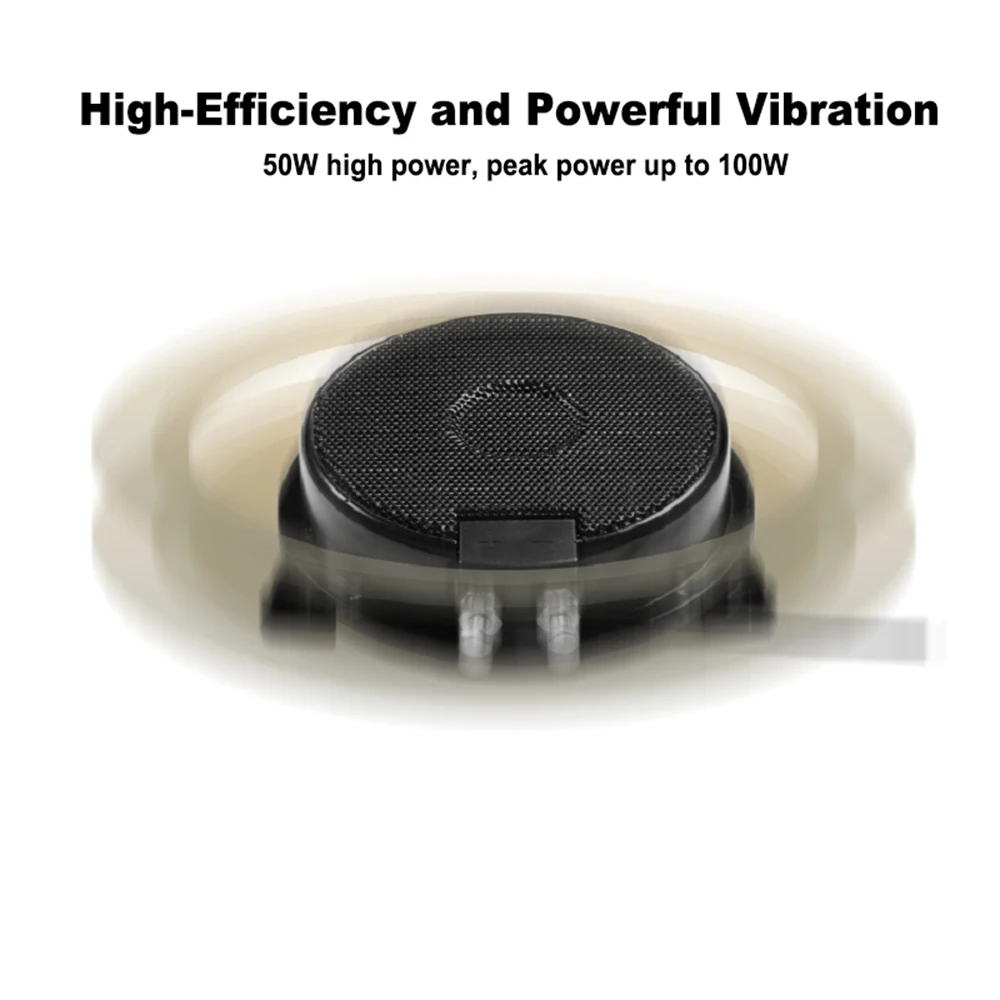 100W 4ohm Resonance Speaker Vibration Loudspeaker Vibrator Low Frequency Bass Shaker Somatosensory Music Seat Massage Cushions