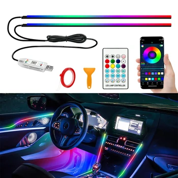APP-Controlled LED Car Ambient Lights 1