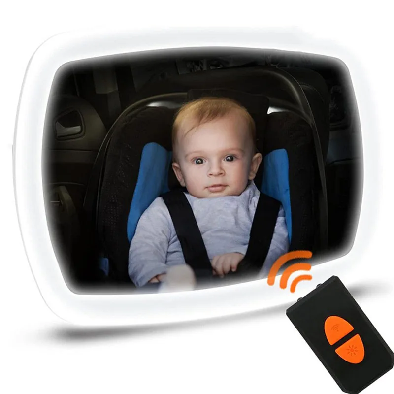 Baby seat belt rearview mirror car safety driving child baby monitor car seat headrest rearview mirror