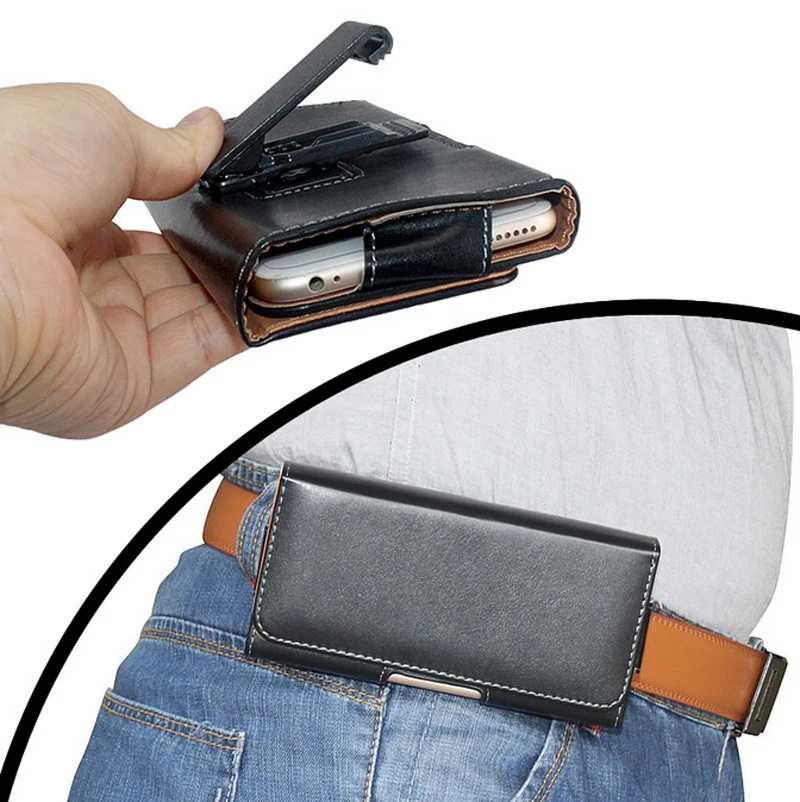 Iphone X Case Leather Pouch Belt | Leather Phone Case Belt Clip ...