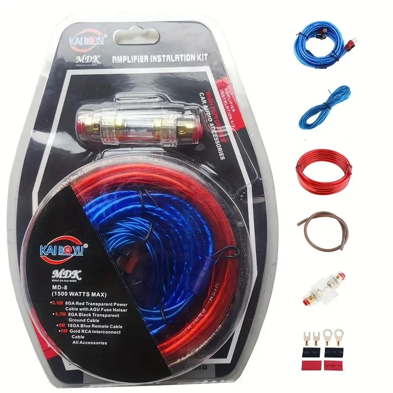 1500W Car Audio Modification Wire Car Subwoofer Wiring Harness Installation
