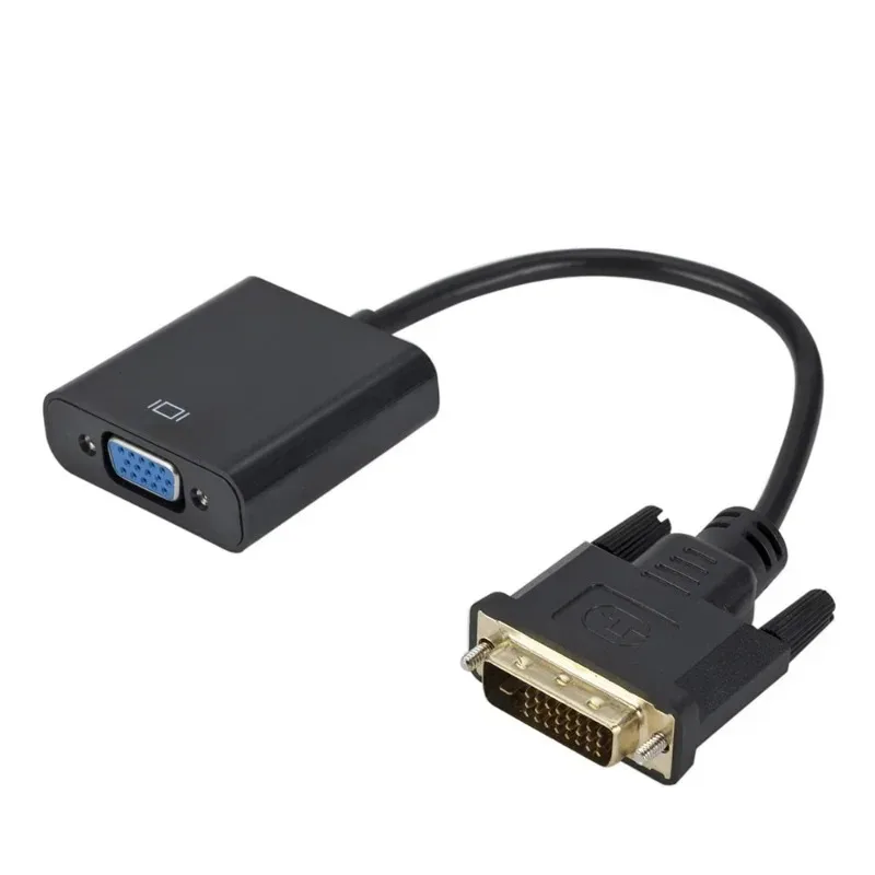 VGA Cable Adapter Full HD DVI To VGA Converter HD 1080P DVI Male 24+1 Pin To VGA Female Video Cable HDTV PS3 PS4 PC Display Adapter