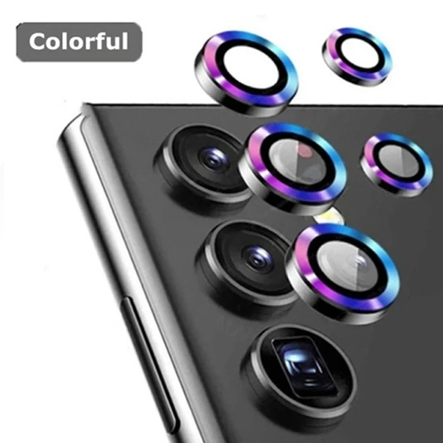 Hinten Objektiv Ring Kappe Für Samsung Galaxy S24 Ultra Zurück Kamera Gehärtetes Glas Schutz Fall Samsang S23FE S24 FE S23 plus S24 Plus – Detail 8