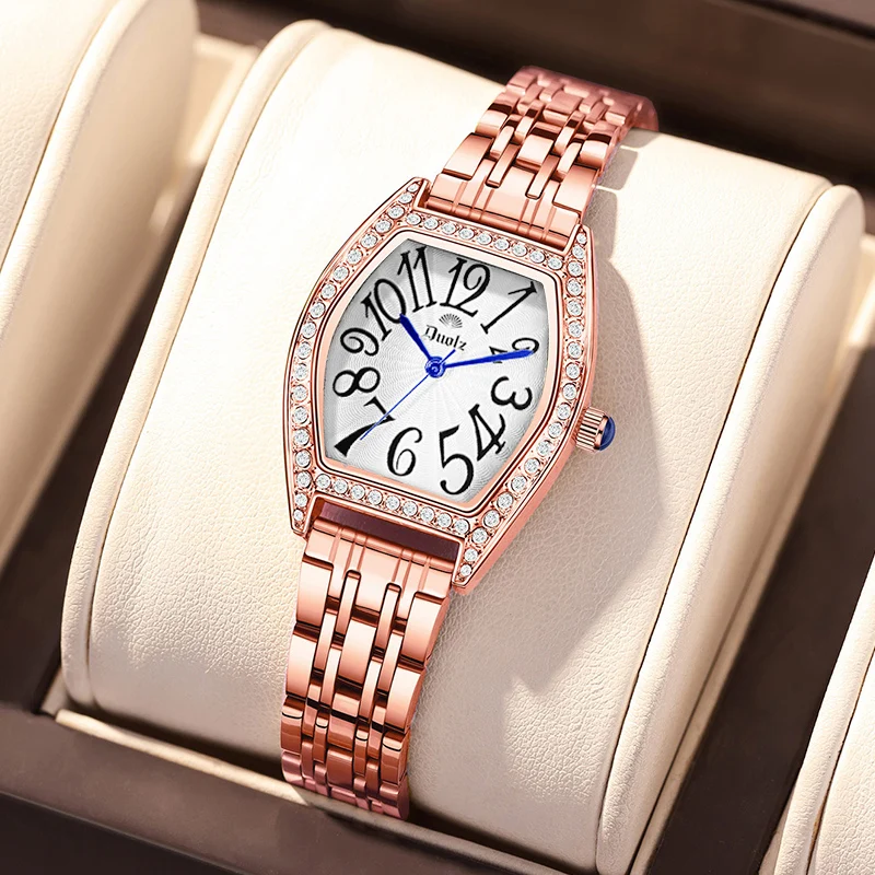 ساعة نسائية بسيطة بحزام فولاذية ، أزياء كلاسيكية ،...