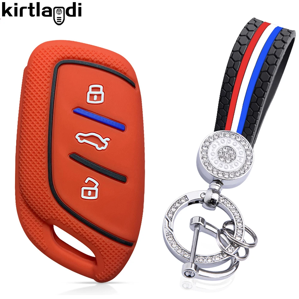Premium Silicone Car Key Protective Cover - Sleek and Durable Design