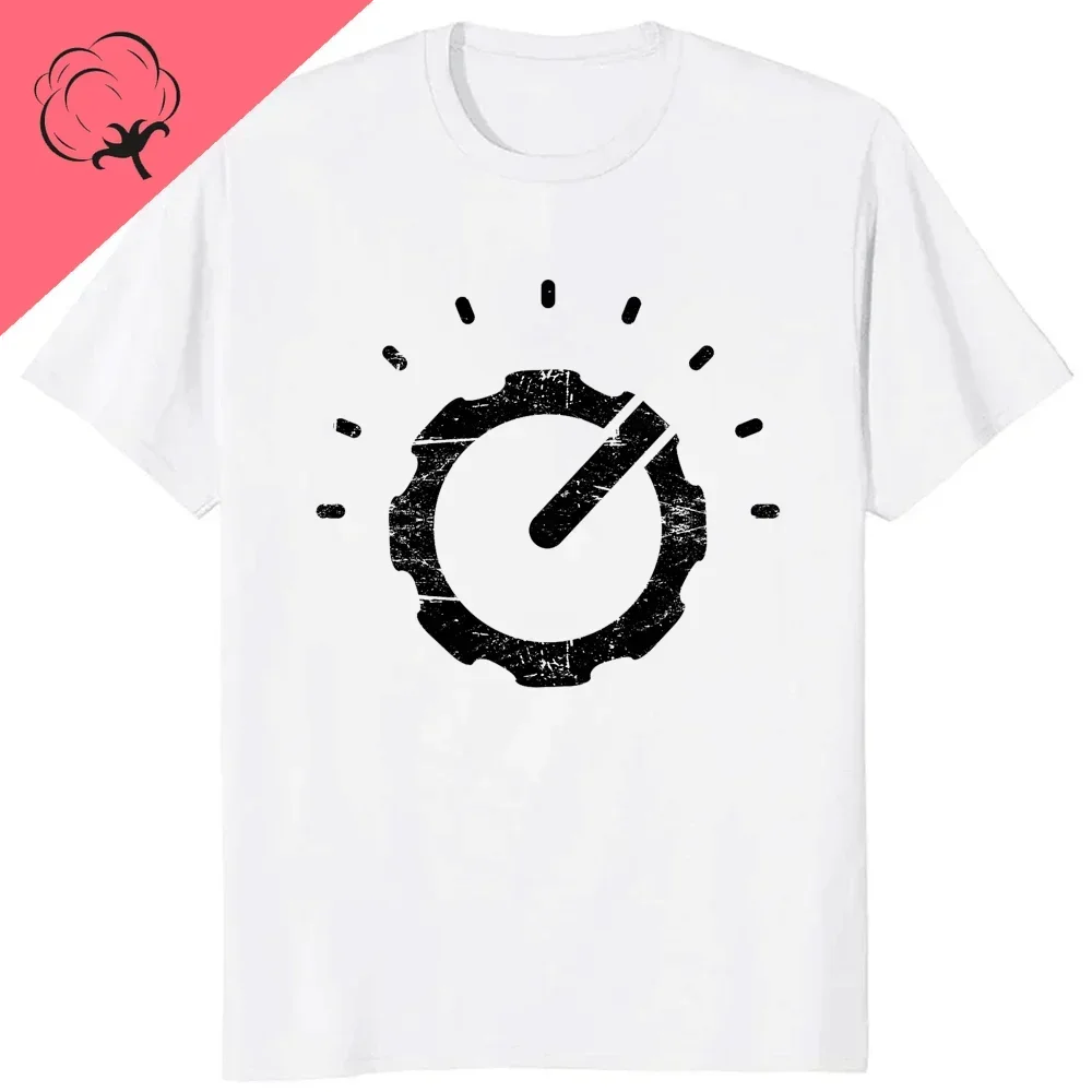 Vintage VU Meter Sound Engineer Graphic Cotton T-Shirt