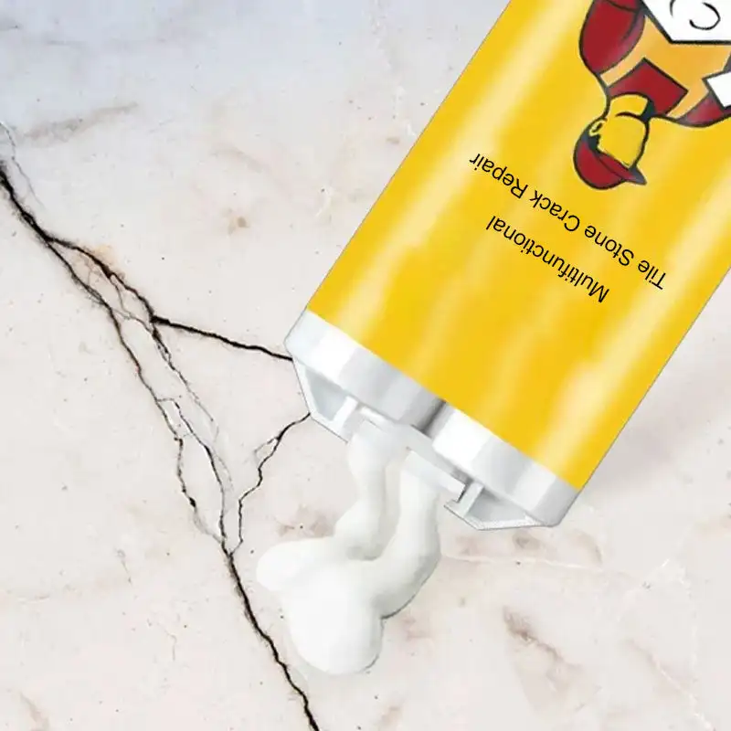 85g Multifunctional Tile Stone Crack Repair Kit Ceramic Floor Tiles Potholes Repair Paste Floor Cracks Traceless Agent