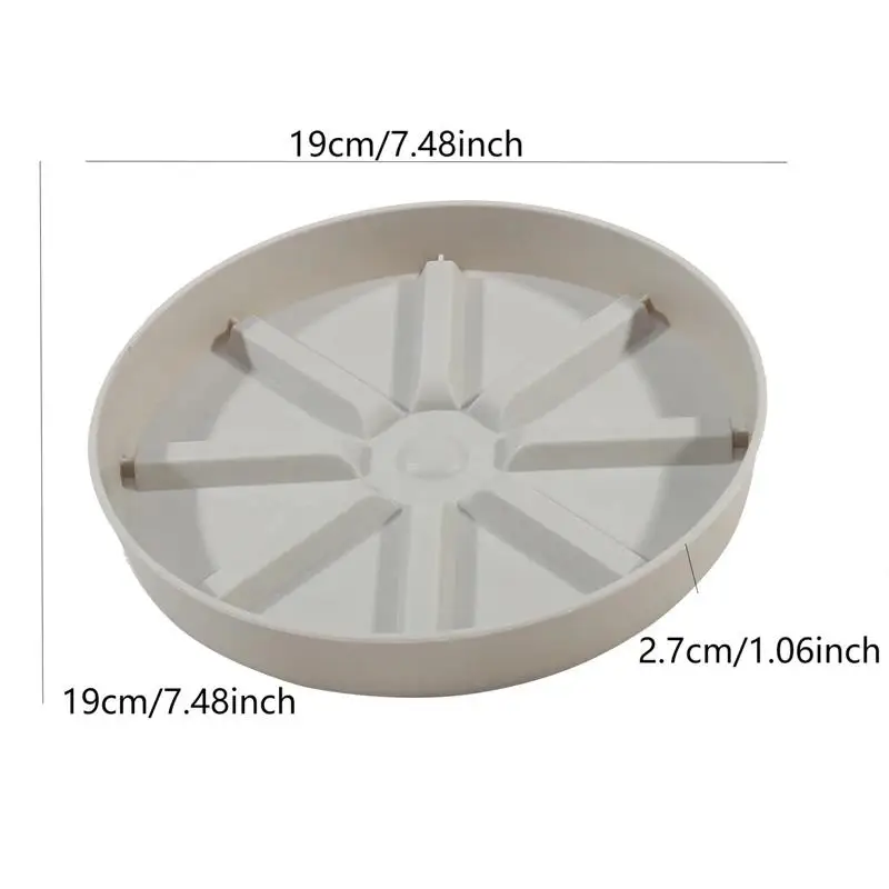 Popular Capable of Storing Water Pot Tray Round Resin Flower Drip Outdoor Indoor Tree Planter Stand Garden Supplies plant stand,plant pot rack,flowerpot holder