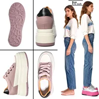 Fujin – chaussures à talons cachés, chaussures à plateforme haute de 9cm, baskets confortables de 3 pouces pour femmes, chaussures vulcanisées à semelle épaisse, chaussures décontractées 6