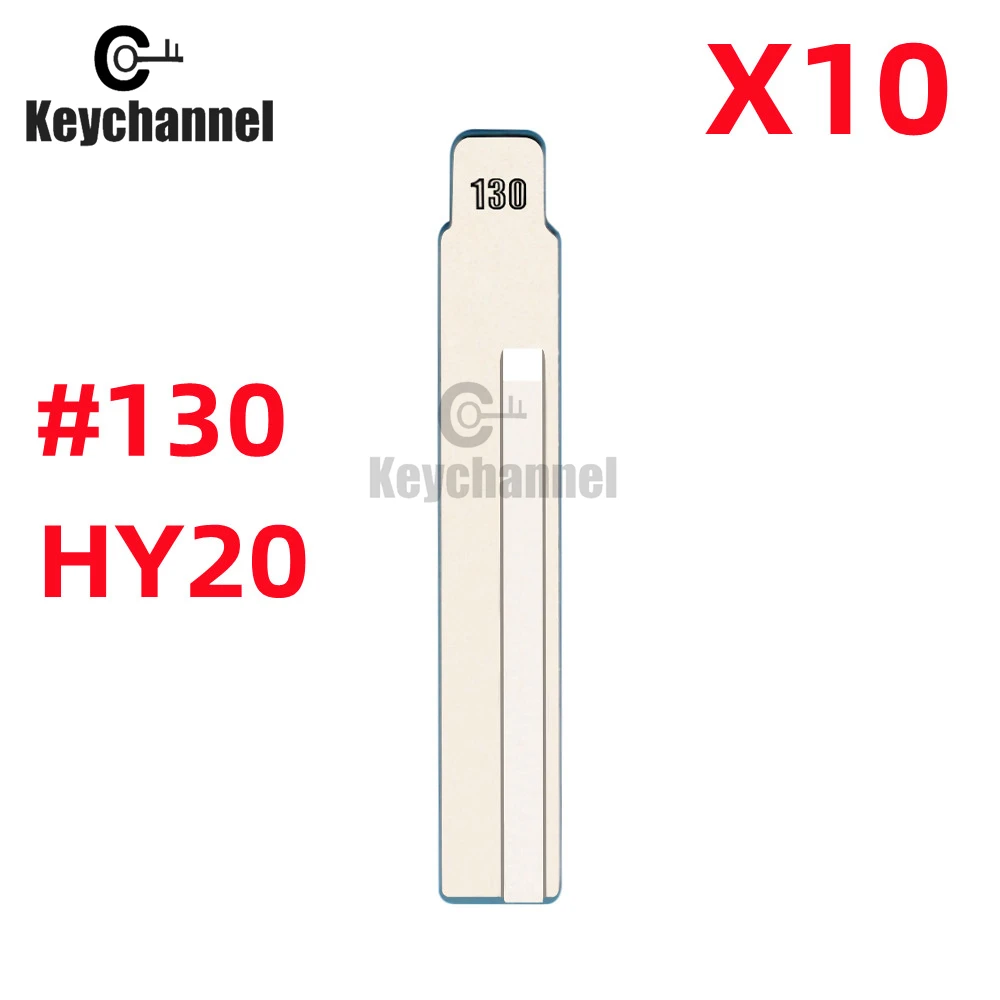 129#130# 33# 50# Car Key Blade KD Key Blank HY20 HY20R HY15 HY16 Blade for Hyundai Kia for Xhorse KD KEYDIY Remote 10pcs car remote key car key