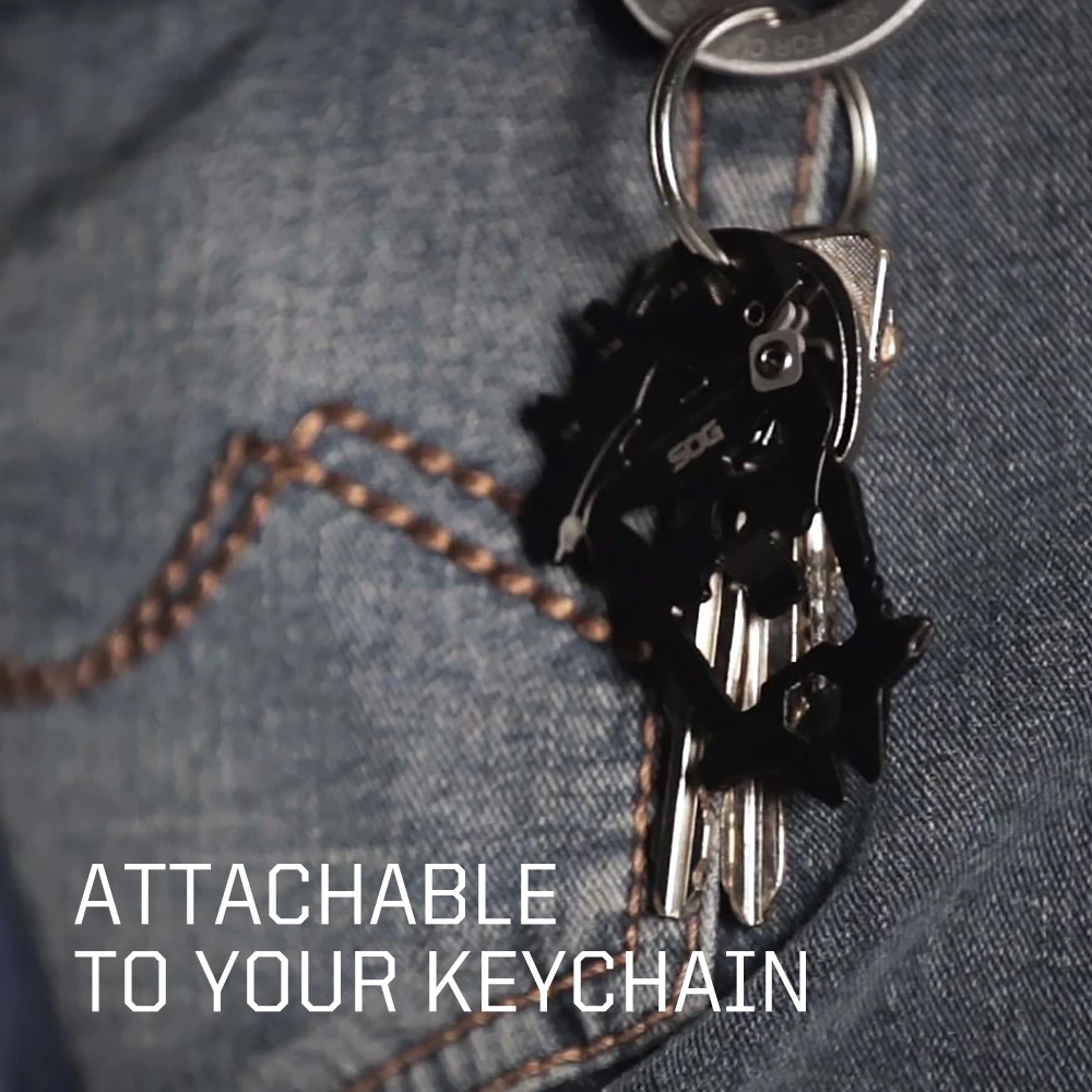 SOG 12 in1 MACV 미니 멀티 도구 키 체인 EDC 휴대용 포켓 도구 야외 소형 쿨 캠핑 용품 병따개-SM1001-CP -  AliExpress