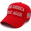 1pc Make America Great Again Hat Take America Back Hat with USA Flag Embroidery Adjustable Mesh Baseball Cap 2