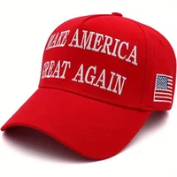 1pc Make America Great Again Hat Take America Back Hat with USA Flag Embroidery Adjustable Mesh Baseball Cap 2