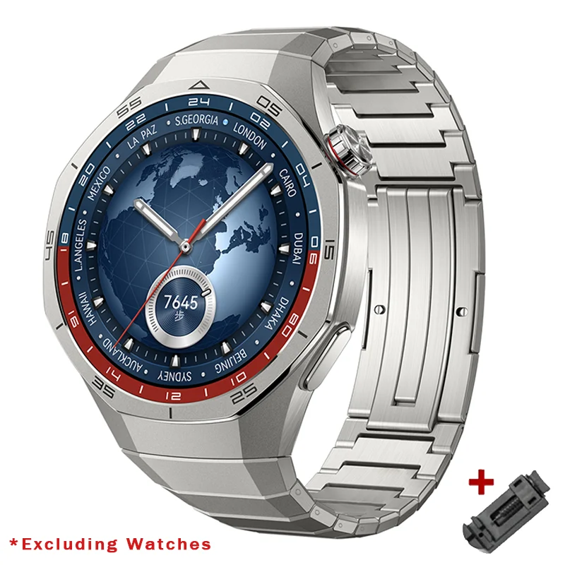 ラウンド用品・アクセサリー HUWAEI WATCH GT5 Pro Luxury No Gaps Titanium Alloy Strap For Huawei Watch GT5 Pro