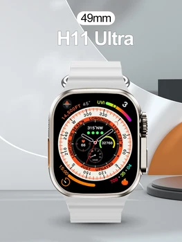 Смарт-часы H11 мужские, 49 мм, GPS, NFC, из титанового сплава