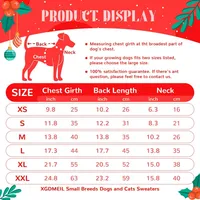 Christmas Warm Overalls for Small Dogs