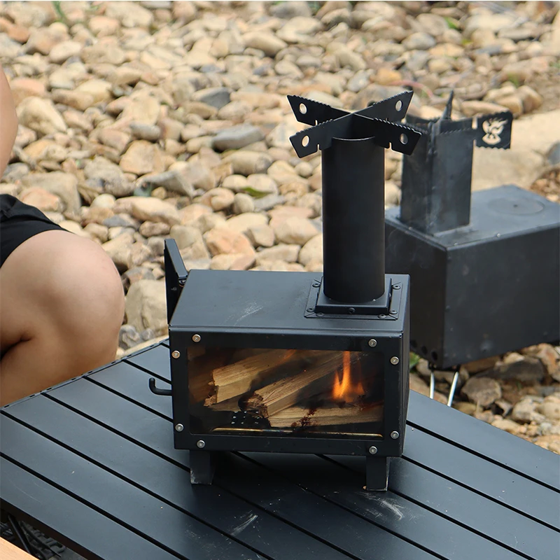 Mini poêle à bois d'extérieur, Camping, Villa, chauffage, poêle à