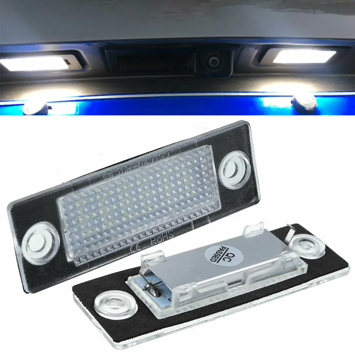 2Pcs 18 Led Luce Targa Per Vw Golf Mk4 Transporter T5 Caddy