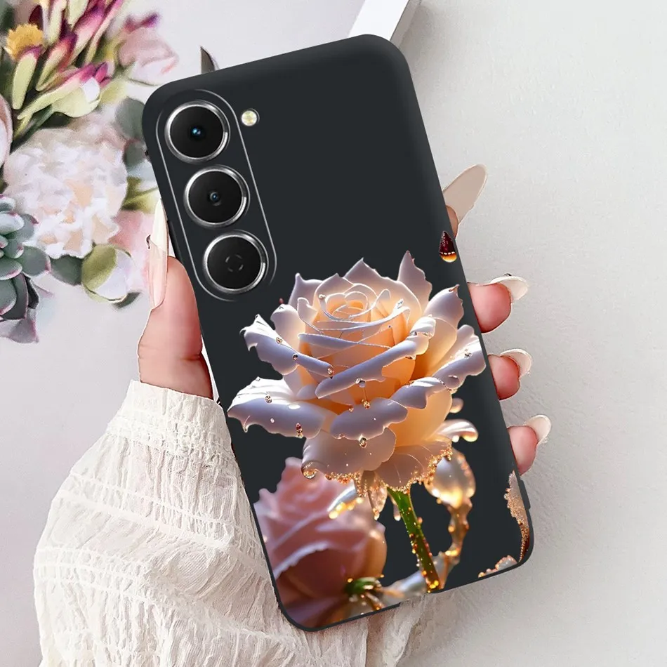 Elegant Floral Butterfly Phone Case - Soft Silicone TPU Cover