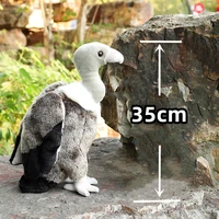 Vulture High Fidelity Anime Condor Bald Eagle Plushie Buzzard Plush Toys Lifelike Animals Simulation Stuffed Doll Kawai Toy Gift 2
