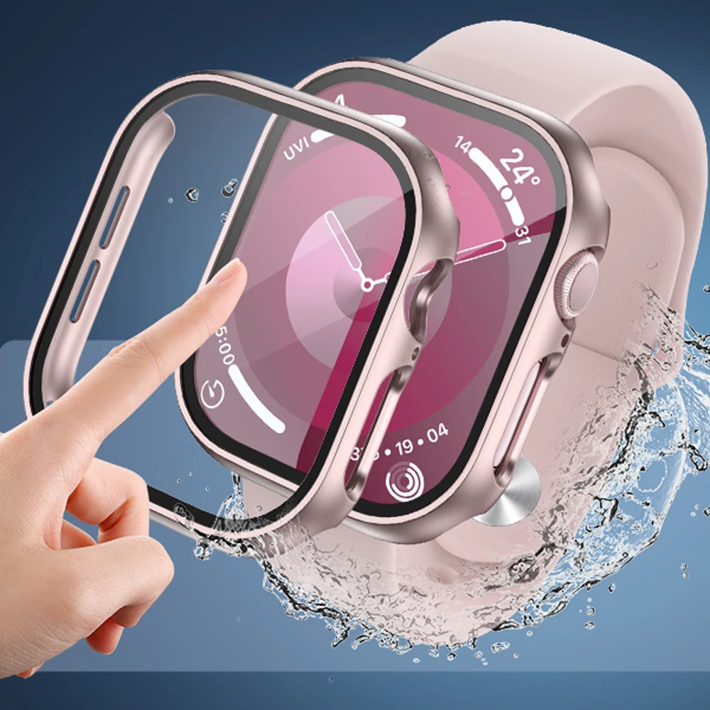 Premium Hard PC Bumper Case with Tempered Glass Screen Protector