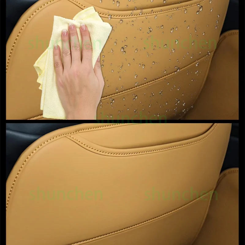 Car Rear Row Anti-kick Covers for Lexus NX-Leather Seat Back Kick Dirt-proof Covers Interior Accessories
