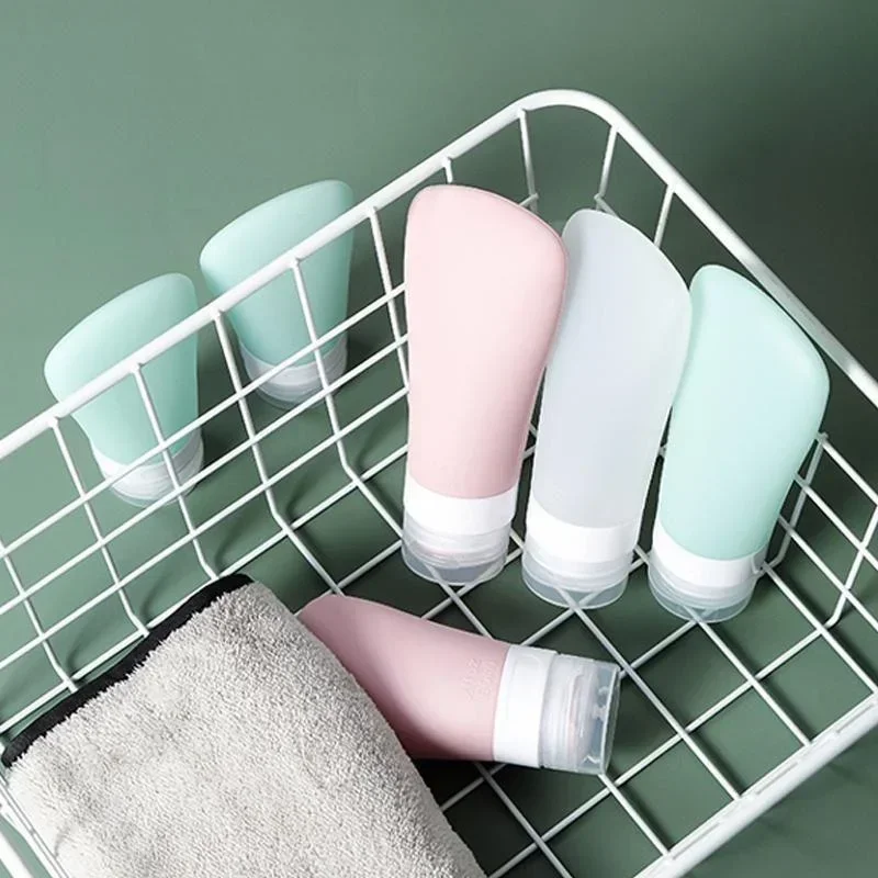 1PC Empty Silicone Travel Packing Bottle Cosmetic Bottling for Lotion Shampoo Bath Container refillable bottle refillable plastic bottles