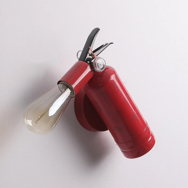 Industrial Retro Wall Lamp Fire Extinguishing Gas Wall Lamp B & B Restaurant Bar Decorative Lighting Corridor Aisle Tea House