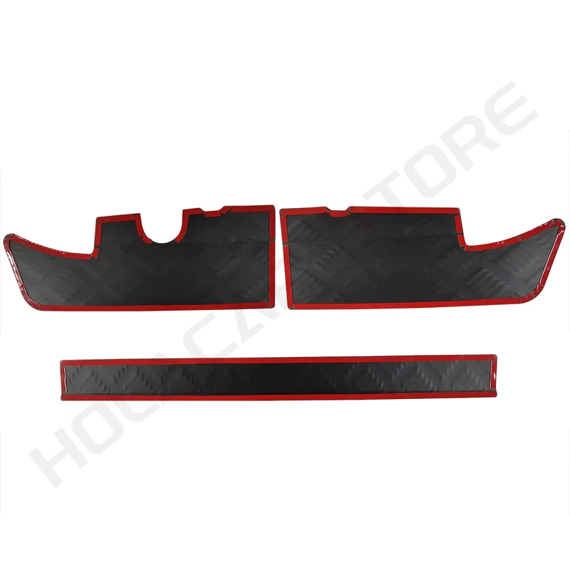 3PCS Car Rear Bumper Panel Guard Anti-Scratch Plates Cover Protection Sticker for Suzuki Jimny JB64 JB74 2019-2023 Accessories