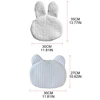 Bear Rabbit Baby Pillow Cotton Flat Pillow Breathable Newborn Infants for Head Support Cushion 6