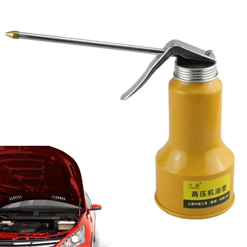 

Hand Oil Pump Can High Pressure Metal Oil Can Hand Sprayer High Pressure Manual Pump Oiler Lube Dispenser With Long Flex Spout