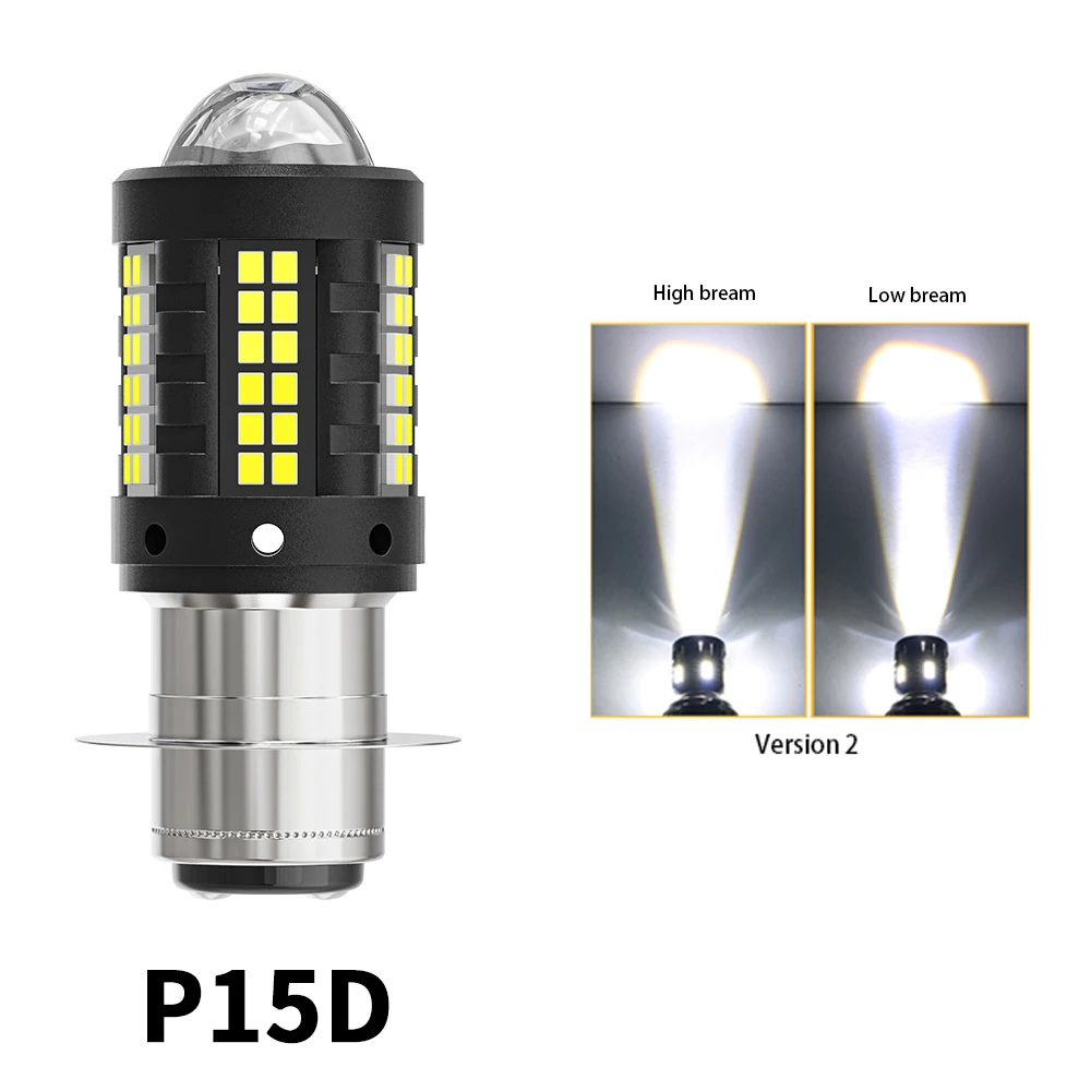 Voovoo P15d Led Motorcycle Headlight Bulb Fog Light 1000lm Led P15d-25