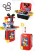 Disney 3 in1 Mickey Mouse trolley case Children's Toolbox Toy Set boy kids tools play house set kids toys for boy birthday gift 5