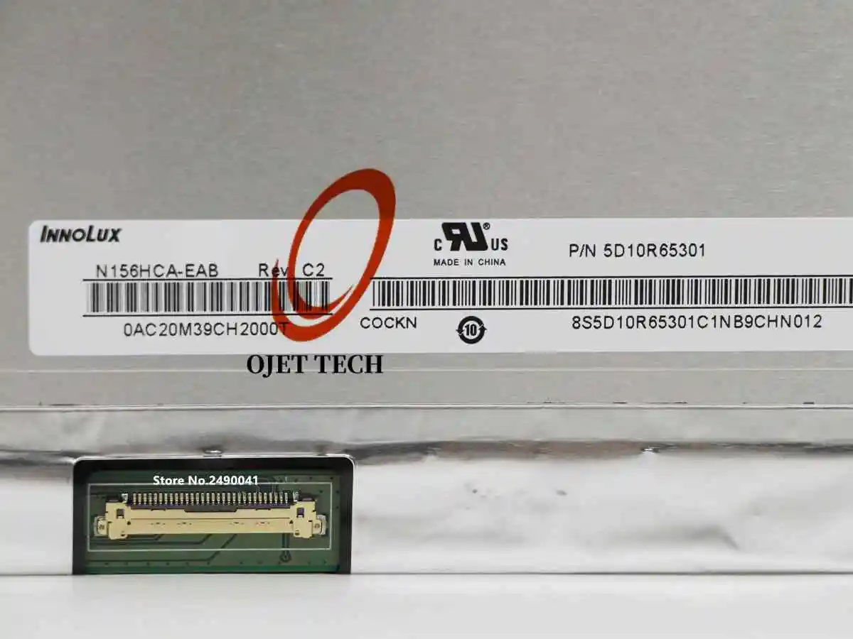 Tela Lcd do Portátil sem Furos de Bloqueio Nv156fhm-n35 48 3d N61 Lp156wfc-spd1 N156hca-eab B156han02.1 30pin 1920x1080 15.6 - Imagem 2