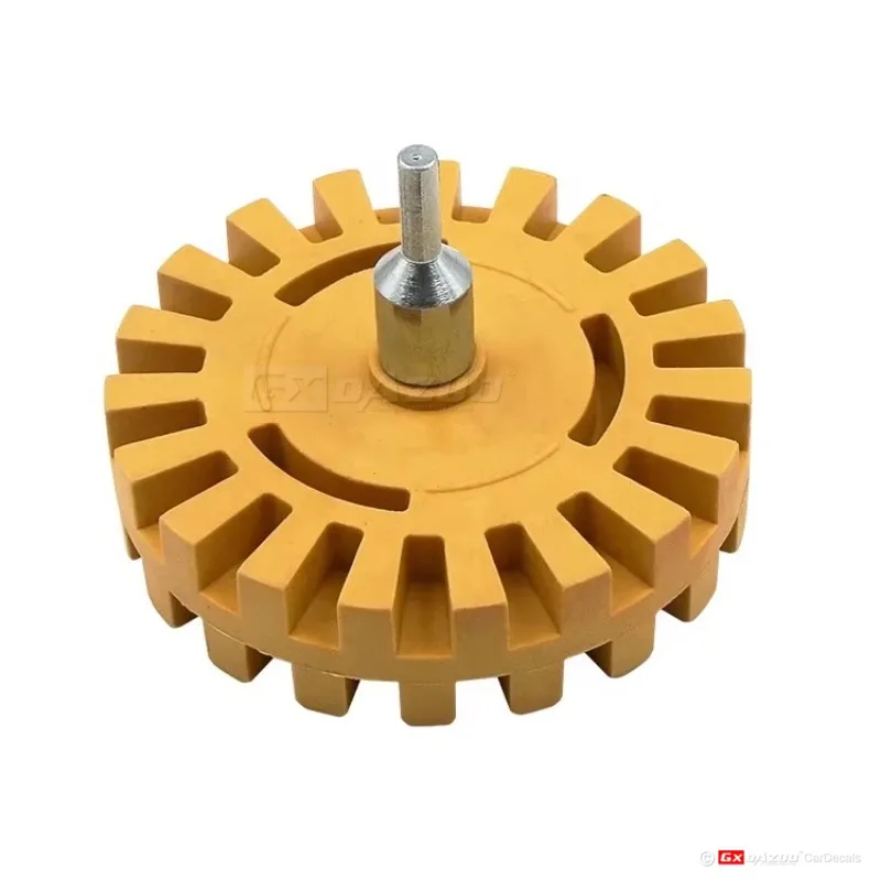 2 개/몫 4 인치 20mm/25mm 자동 고무 지우개 휠 데칼 리무버 지우개 휠