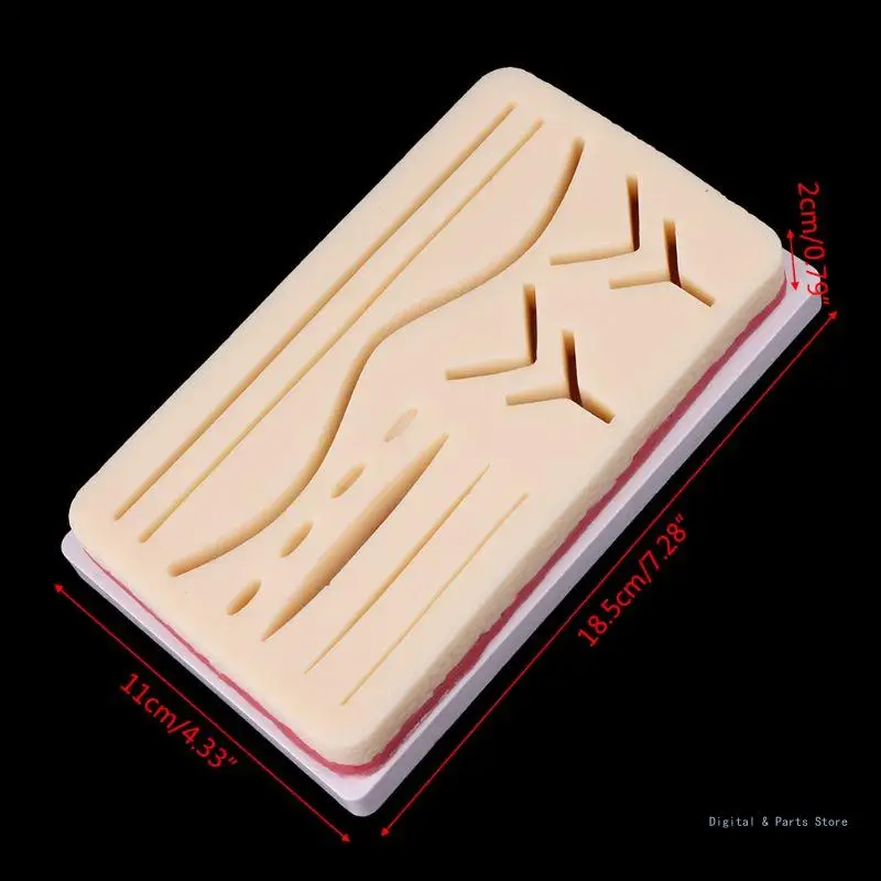 

M17F Silicone Human Skin Model Suture Practice Pad Training Practice Tool