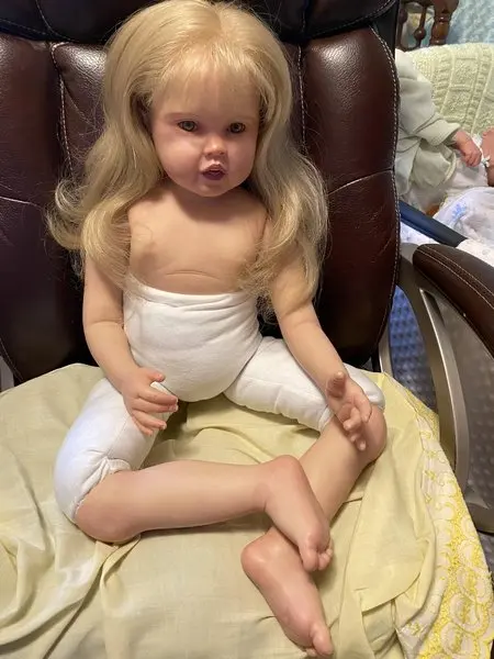 

FBBD Сделано на заказ ShanShan 32-дюймовая кукла-реборн кресида с ручными волосами, деталь «сделай сам», окрашенный комплект, рождественский подарок